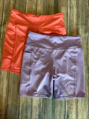 bcg Girls' Active Shorts Duo (Sz: 8/10)